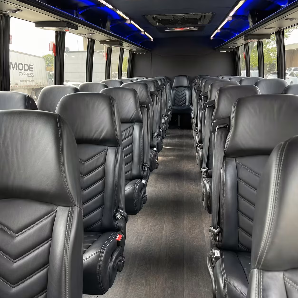 25 passenger minibus inside