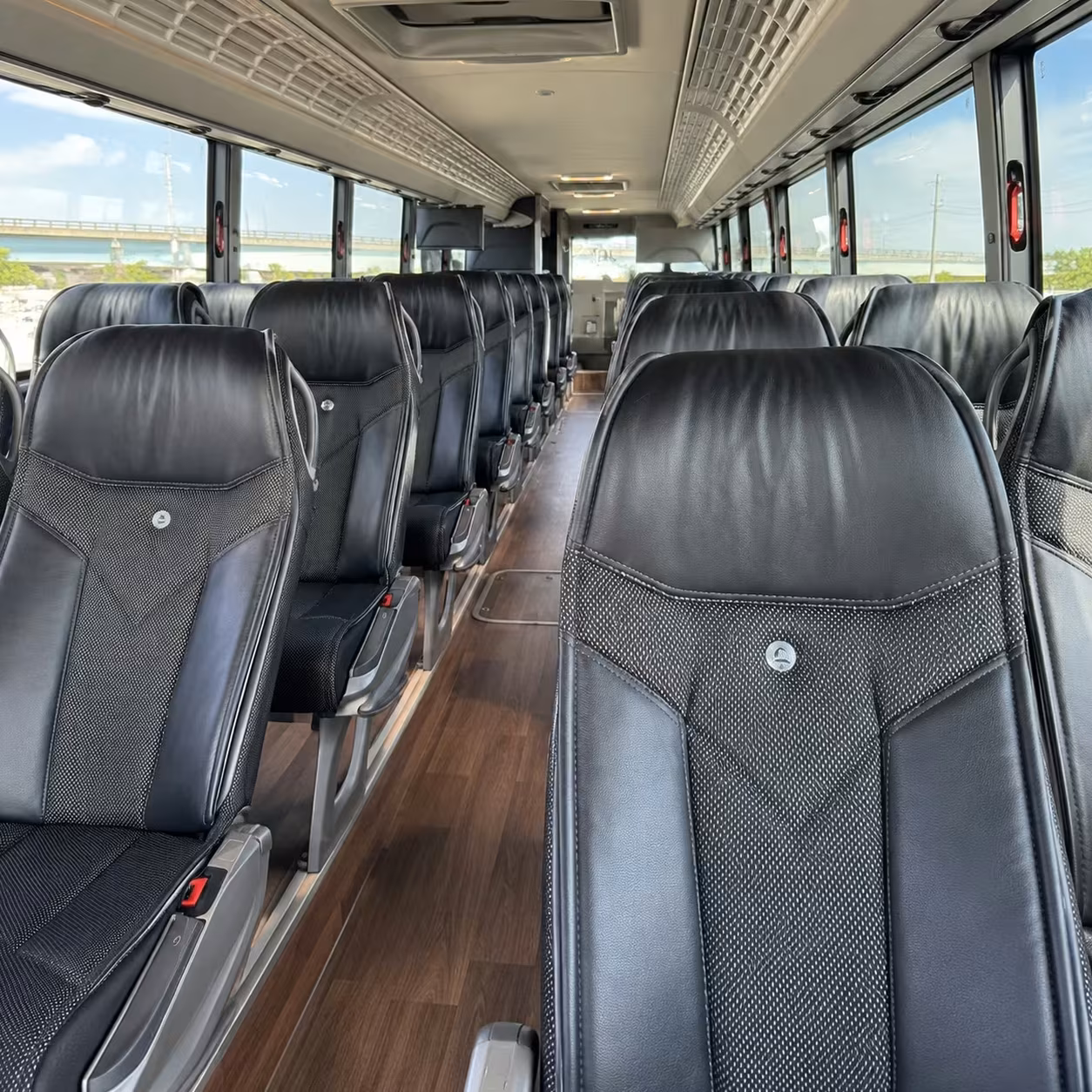 idaho falls charter bus interior
